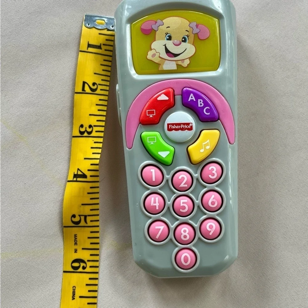 Fisher-Price Interactive Learning Remote - Gray and Pink